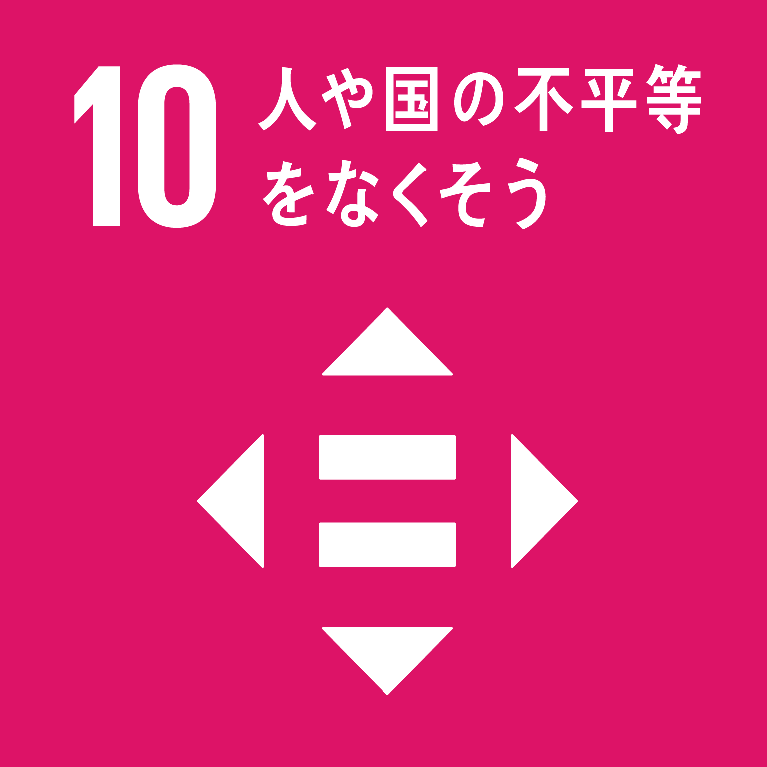 10.人や国の不平等をなくそう