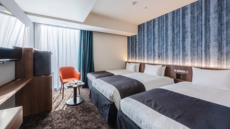 Standard Floor: Example of a Triple Room / 22 square meters